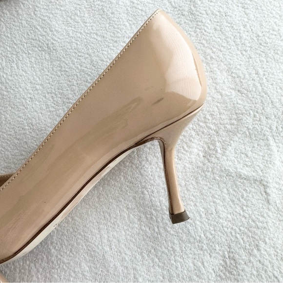 Sergio Rossi Mid-Heel Patent Calfskin Pump Blush 34.5 - Picture 10 of 15